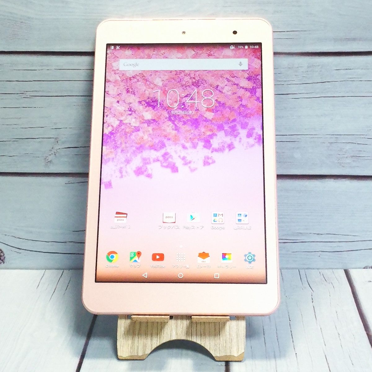 送料無料】au Qua tab 01 京セラ KYT31 Pink 本体 白ロム SIMロック解除済み SIMフリー 743990 - メルカリ