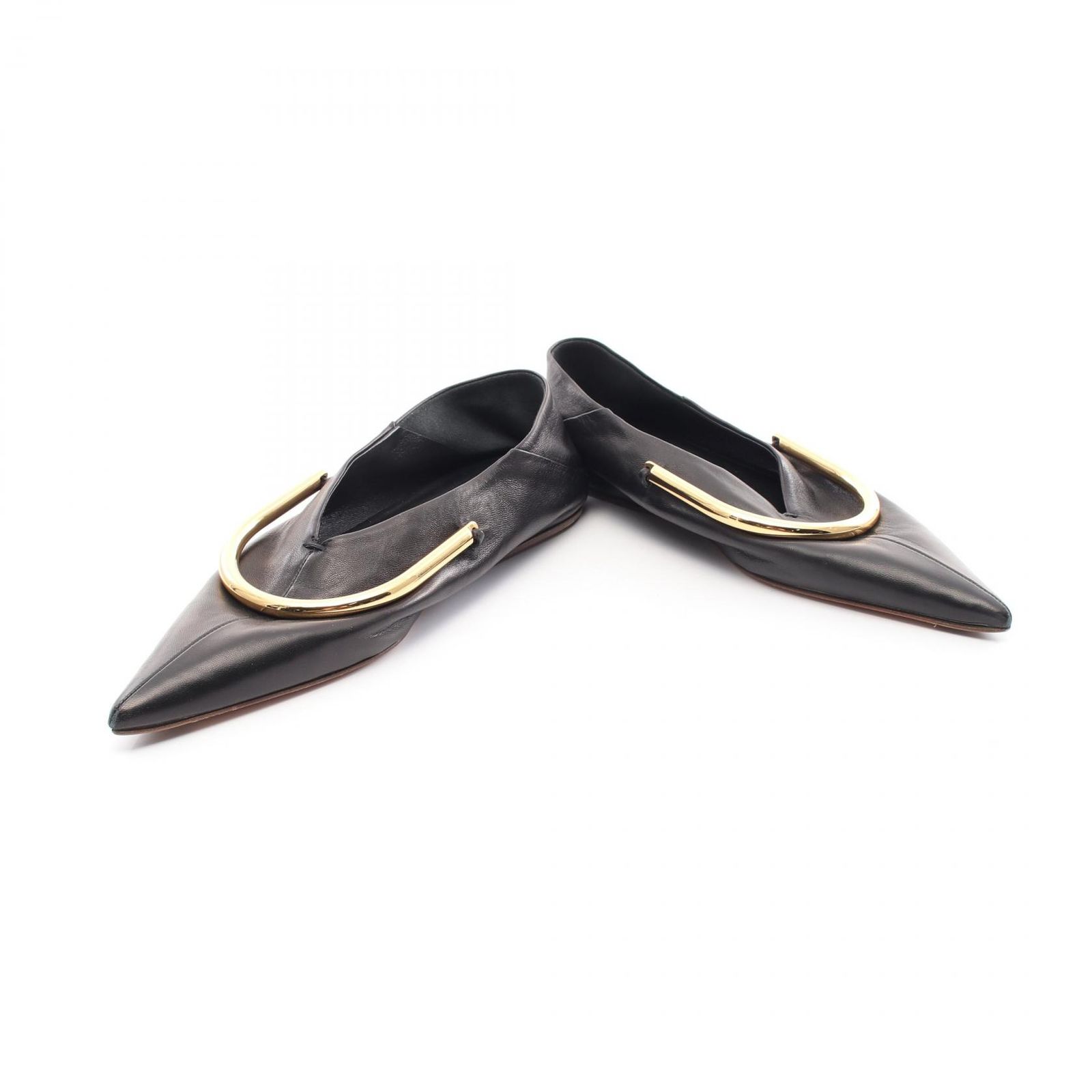 ジルサンダー JIL SANDER その他靴 バレリーナ ブラック レザー