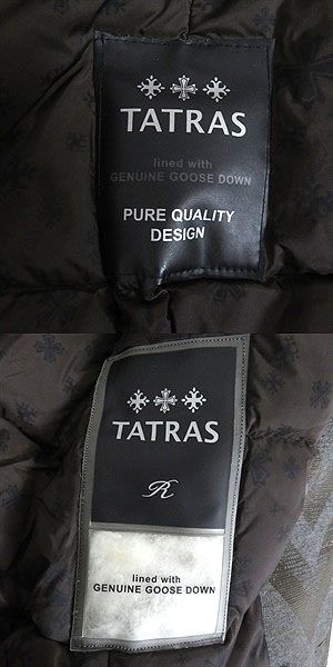 極美品□17AW TATRAS/タトラス Rライン シェブロンストライプ ダブル