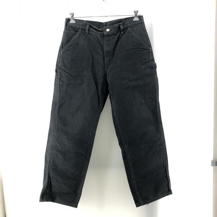 【中古】Carhartt ダックペインターパンツ ブラック 34×30 カーハート[24]