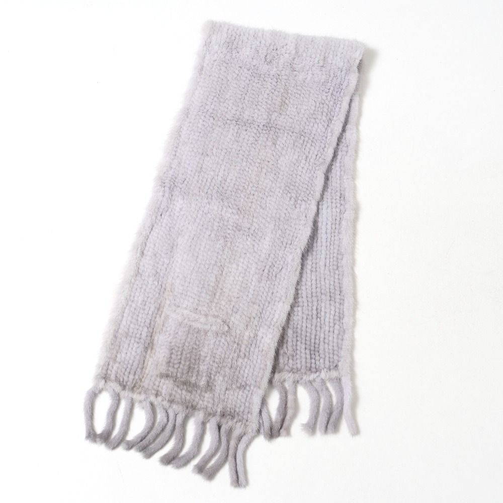 カナダミンク　ミンクショール　ストール □美品□Mink ミンク ストール ミンク ファー 大判 ショール