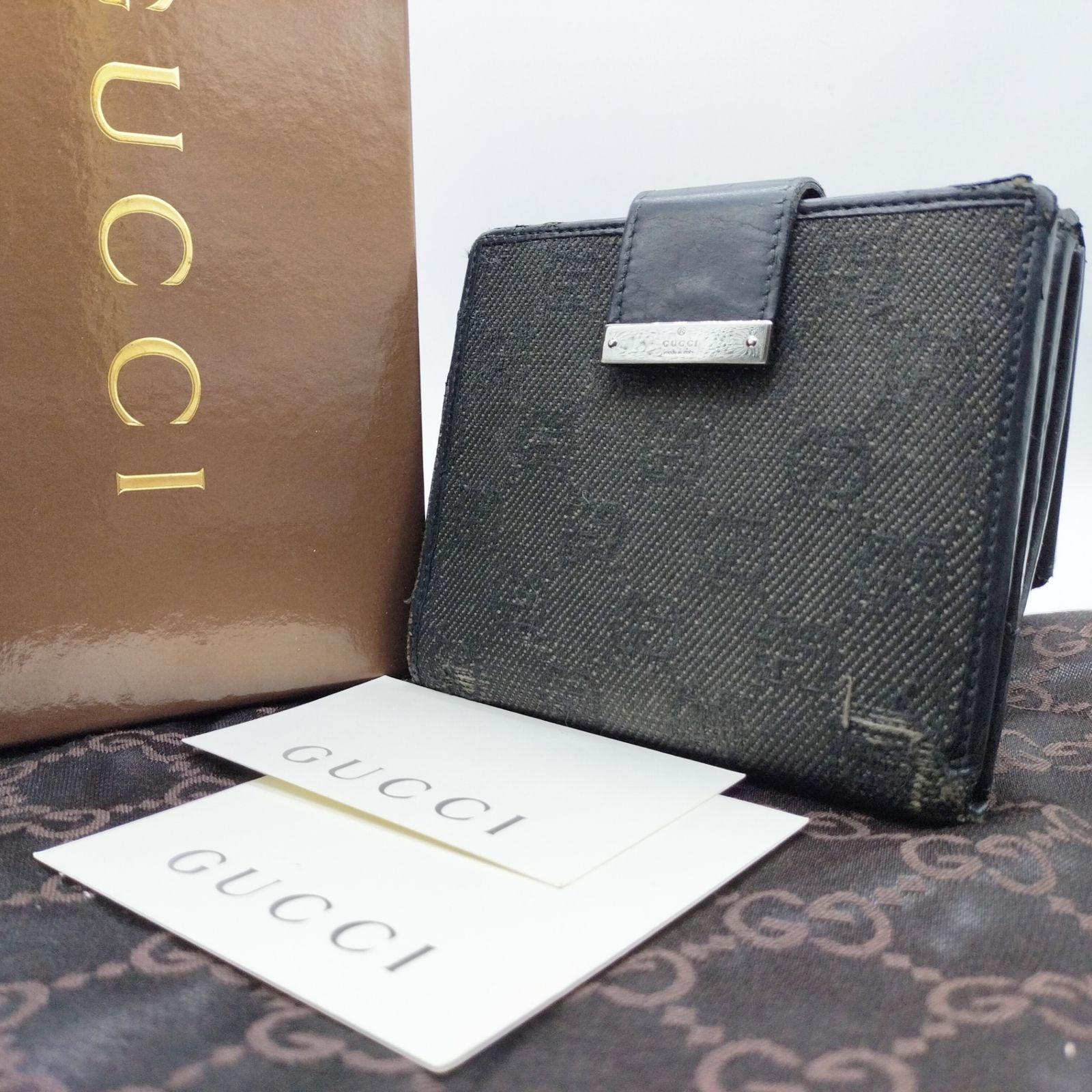 洗練の極み✨】 GUCCI グッチ 折財布 GG モノグラム コインケース 