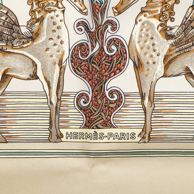 新品⭐︎HERMES エルメス カレ90 Au fil de la sole HERMES エルメス スカーフ カレ90 Au FIL de la sole - メルカリ