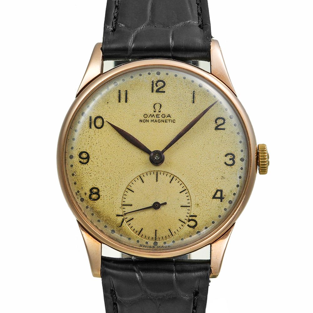 OMEGA ラウンド スモセコ 1940年頃 Ref.**** アンティーク品 メンズ 腕時計
