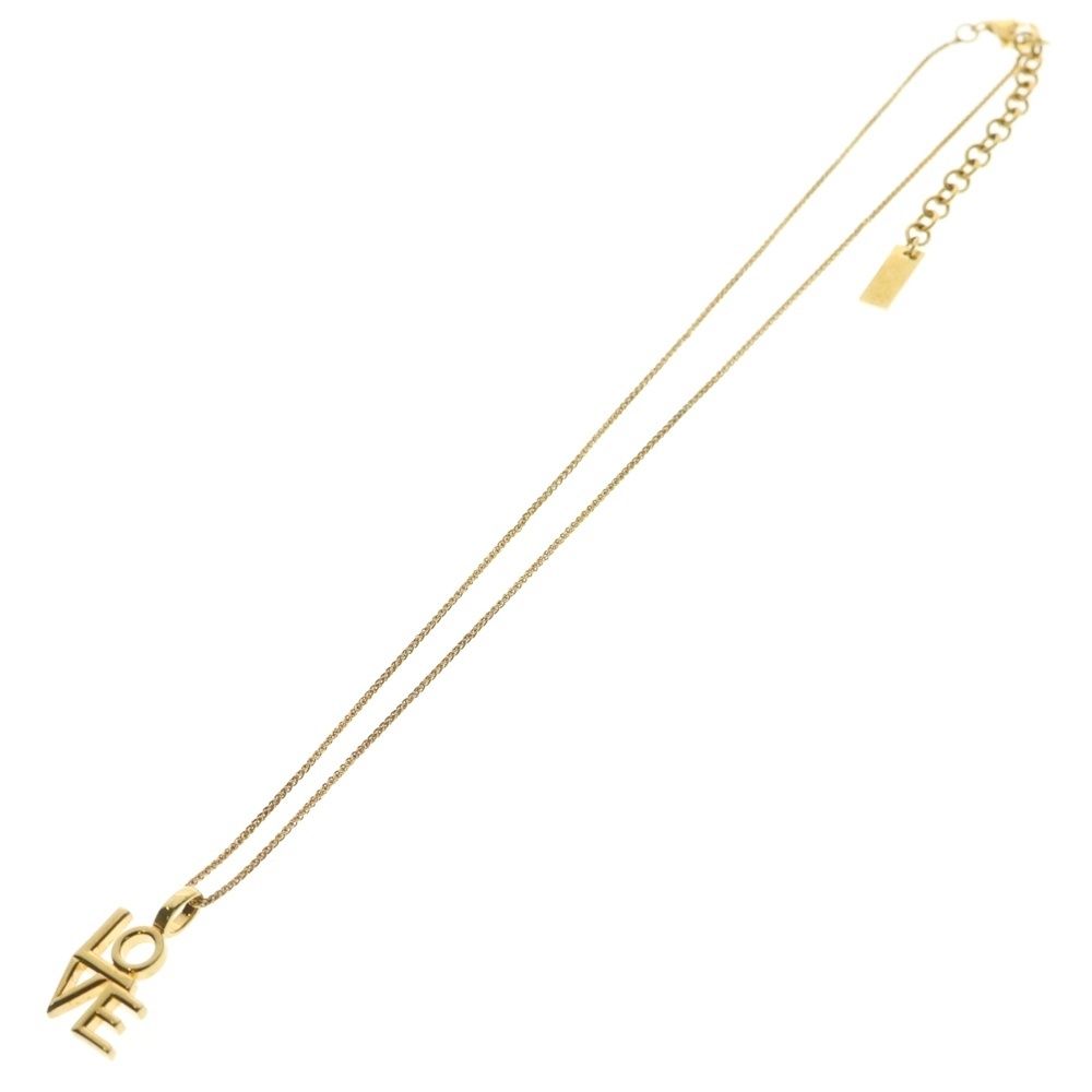 SAINT LAURENT PARIS サンローランパリ LOVE NECKLESS ラブネックレス ペンダント ゴールド 669087Y1500