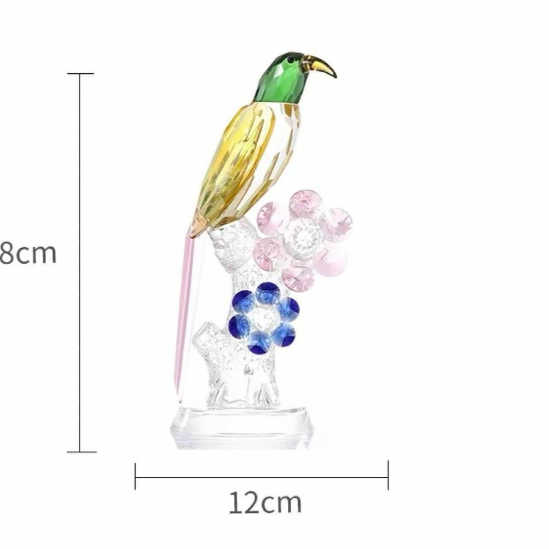 高級  彫刻クリスタルバード クリスタル素材 サンキャッチャー 置物 オブジェ 高級 彫刻クリスタルバード クリスタル素材 サンキャッチャー