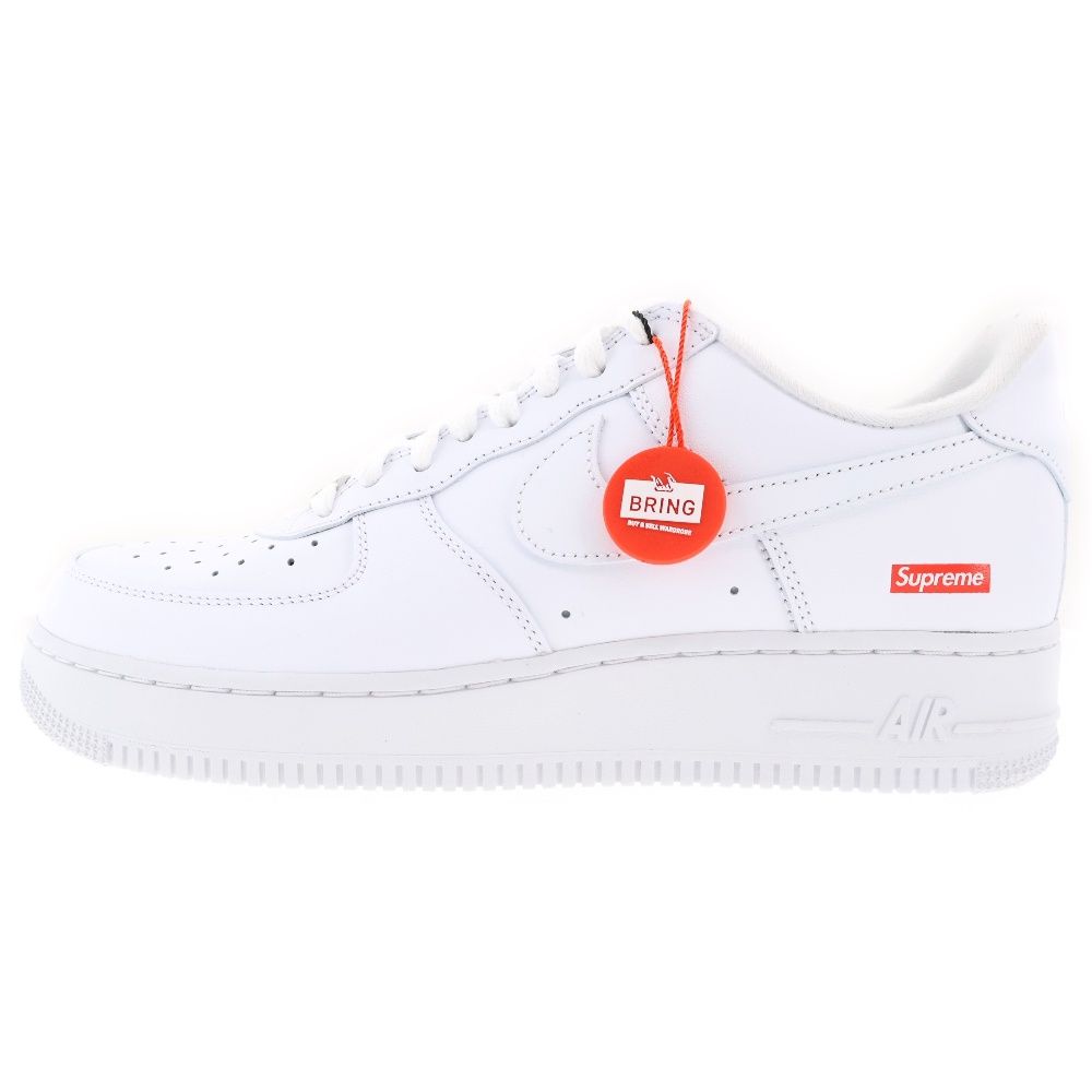 NIKE (ナイキ) ×SUPREME AIR FORCE 1 LOW SPCU9225-100 シュプリーム エアフォース1 ローカットスニーカー ホワイト US9/27cm