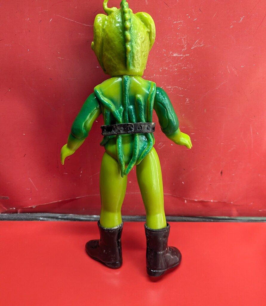 昭和レトロ ユニファイブ 怪人サラセニアン ソフビ（東映レトロソフビ