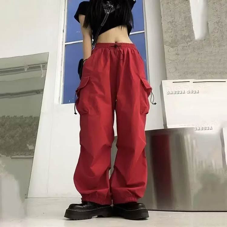 ダンス衣装 k-pop レディース ワークパンツ カーゴパンツ