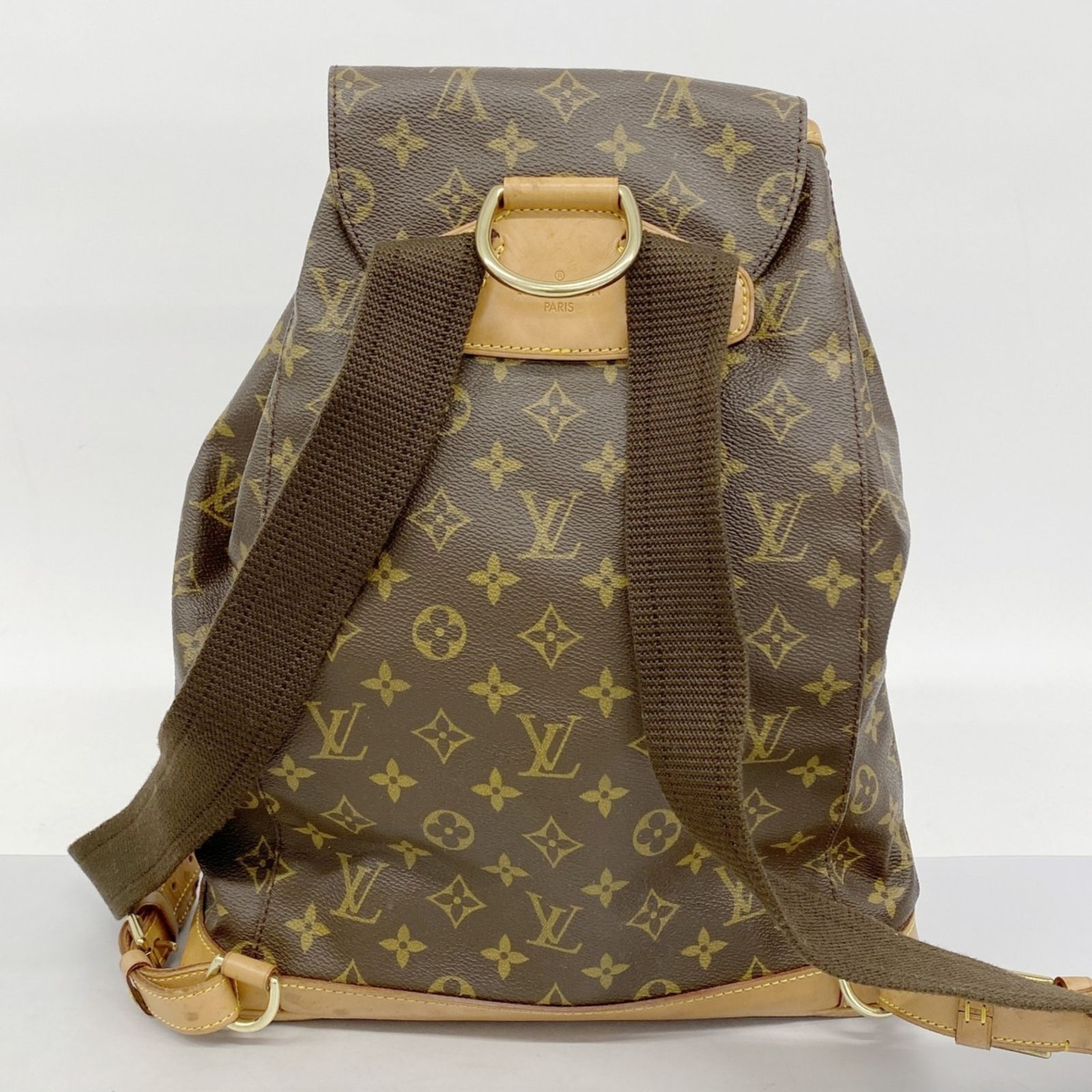 LOUIS VUITTON ルイヴィトン モノグラム モンスリ GM リュック ルイ