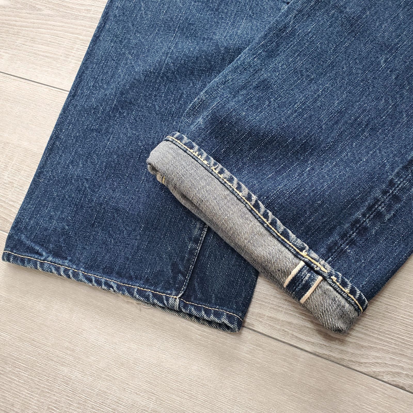 THE FLAT HEAD フラットヘッド□良品 3005C USED加工 廃版 14.5oz 