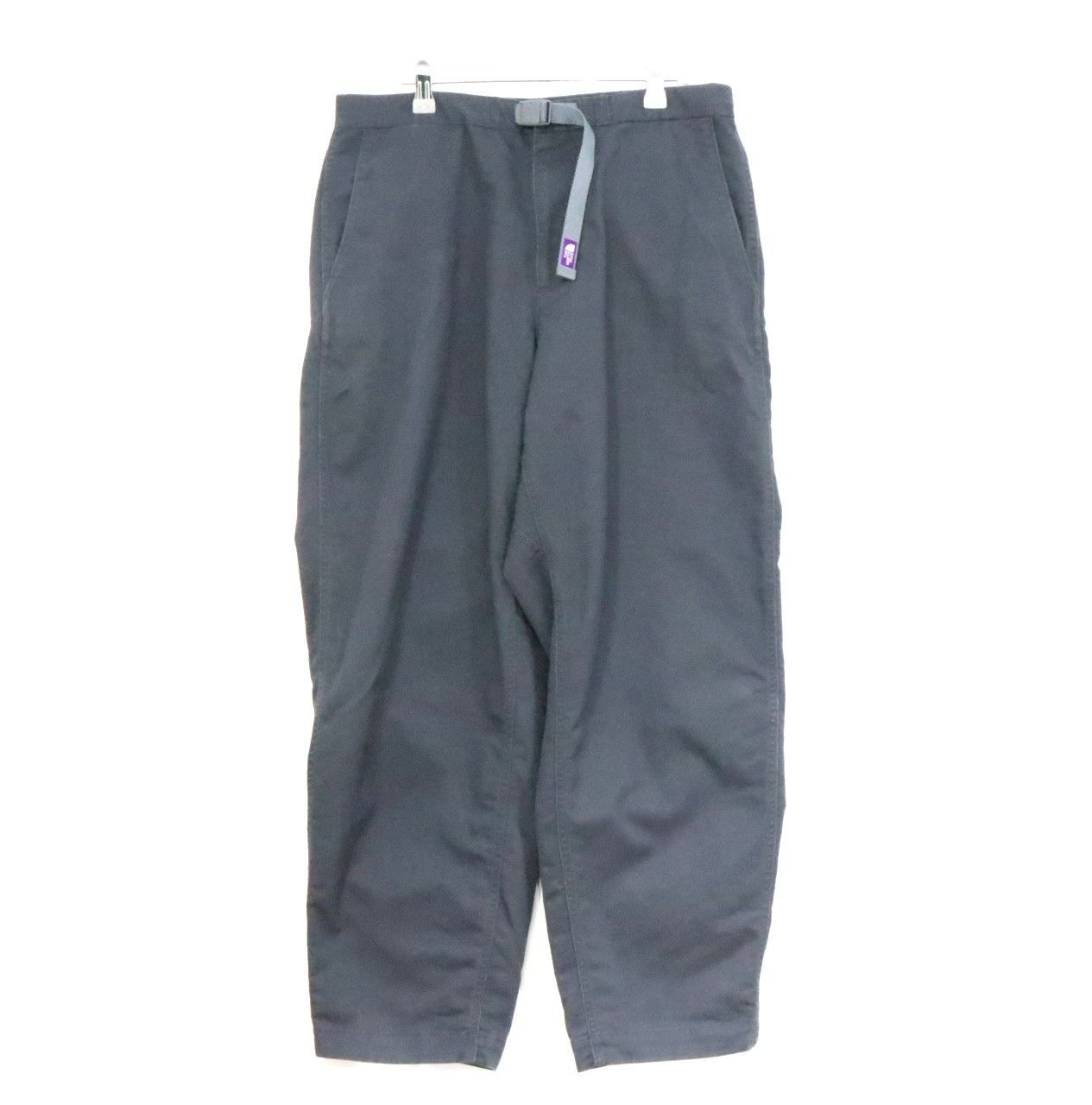 【中古B】THE NORTH FACE PURPLE LABEL ザノースフェイスパープルレーベル 32 M メンズ ワイドパンツ Stretch Twill Wide Tapered Pants ストレッチツイル NT5052N グレー 中古B 古着