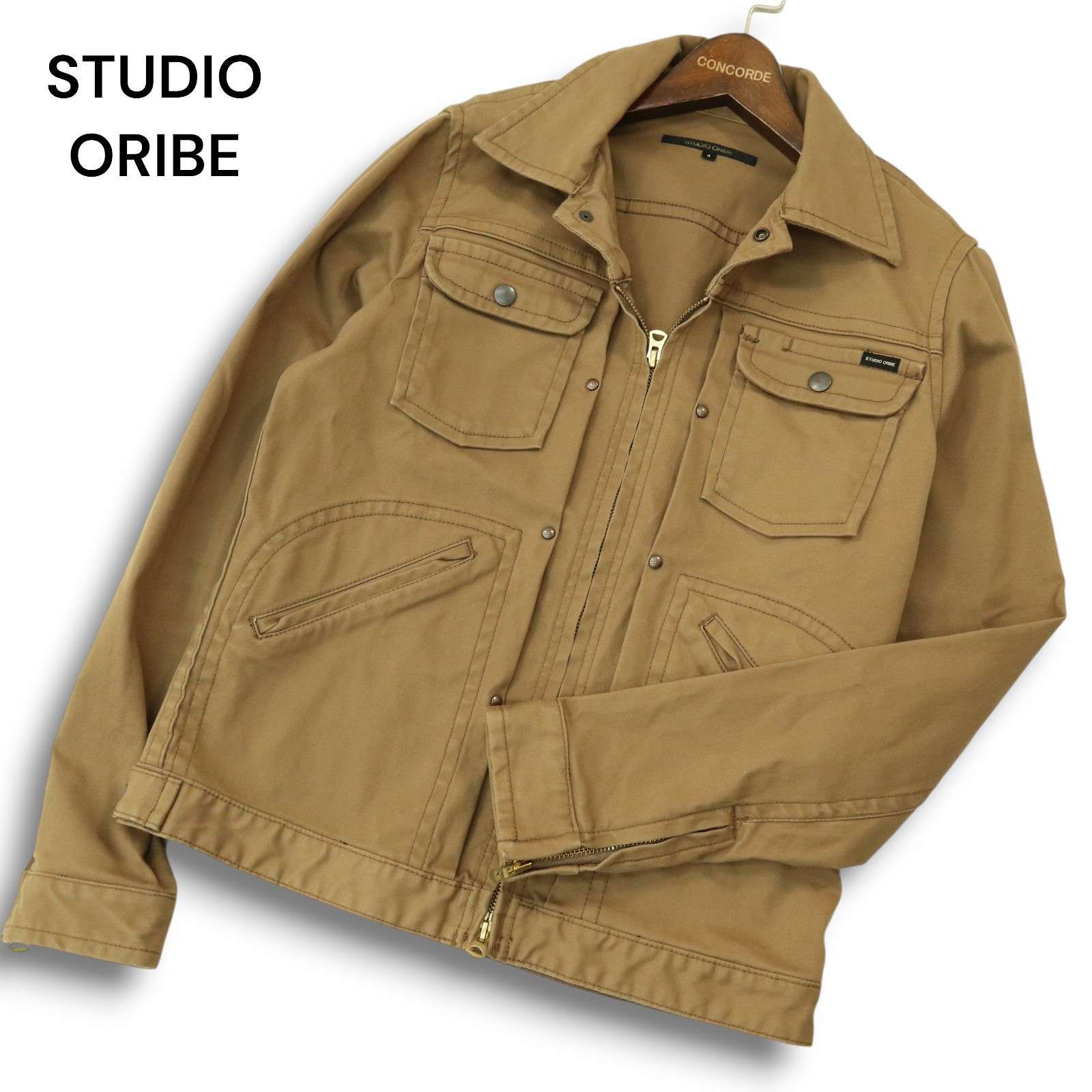 STUDIO ORIBE スタジオオリベ 通年 G-JACK☆ ジップ ミリタリー 