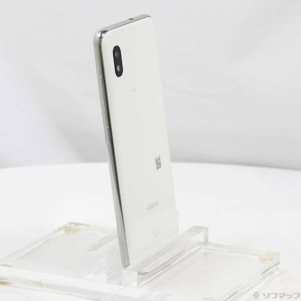 (極美品)Galaxy スマートフォン ホワイト 中古品〕 GALAXY A21 64GB ホワイト SCV49SWU UQ mobile SIM