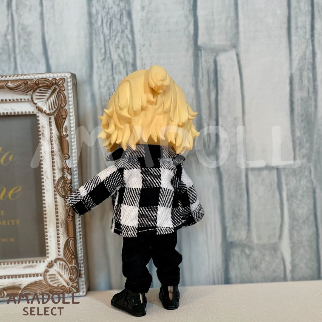 オビツ11 服 ねんどろいどどーる 可 靴 白 セット 男の子 ズボン