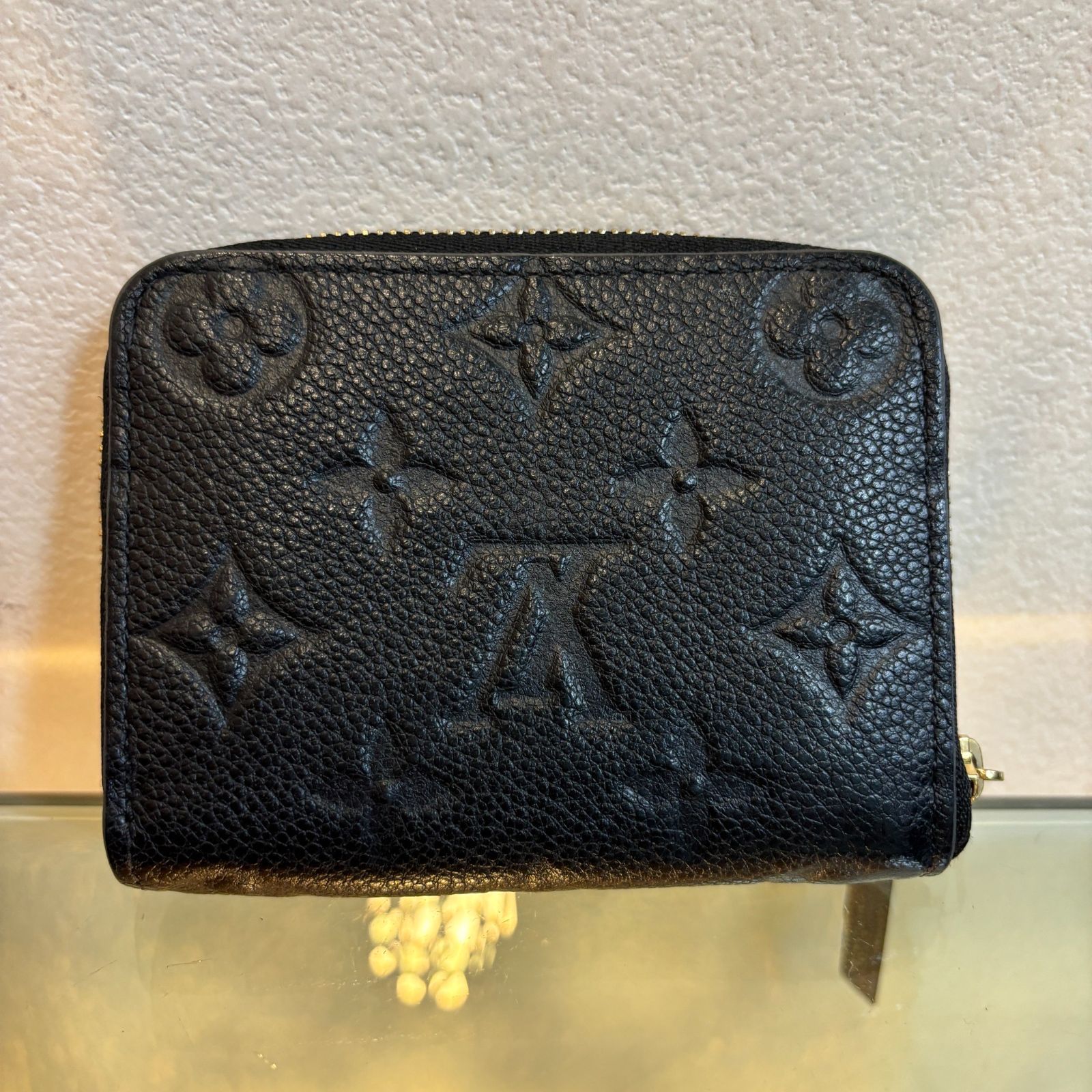 ΩNA472 綺麗！ LOUIS VUITTON ルイヴィトン コインケース アンプラント ジッピー ブラック系 M60574