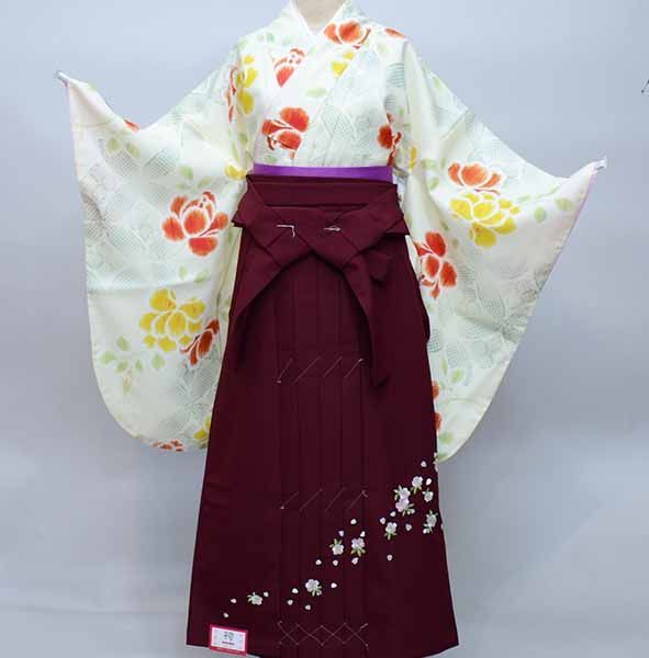 振袖 身長149-164cm 白 古典 正絹 豪華 振袖 身長149-164cm 白×紺 正絹