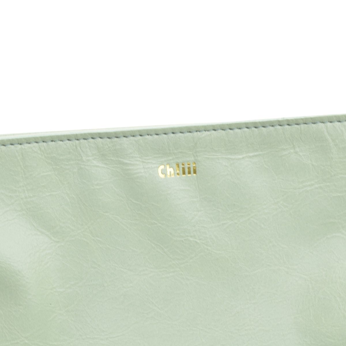 【OK牧場】ch!iii　チーバッグ　巾着　グリーン　chiiii Ch!iii / chiiiibag / チー】Widebelt Shoulderショルダーバッグ