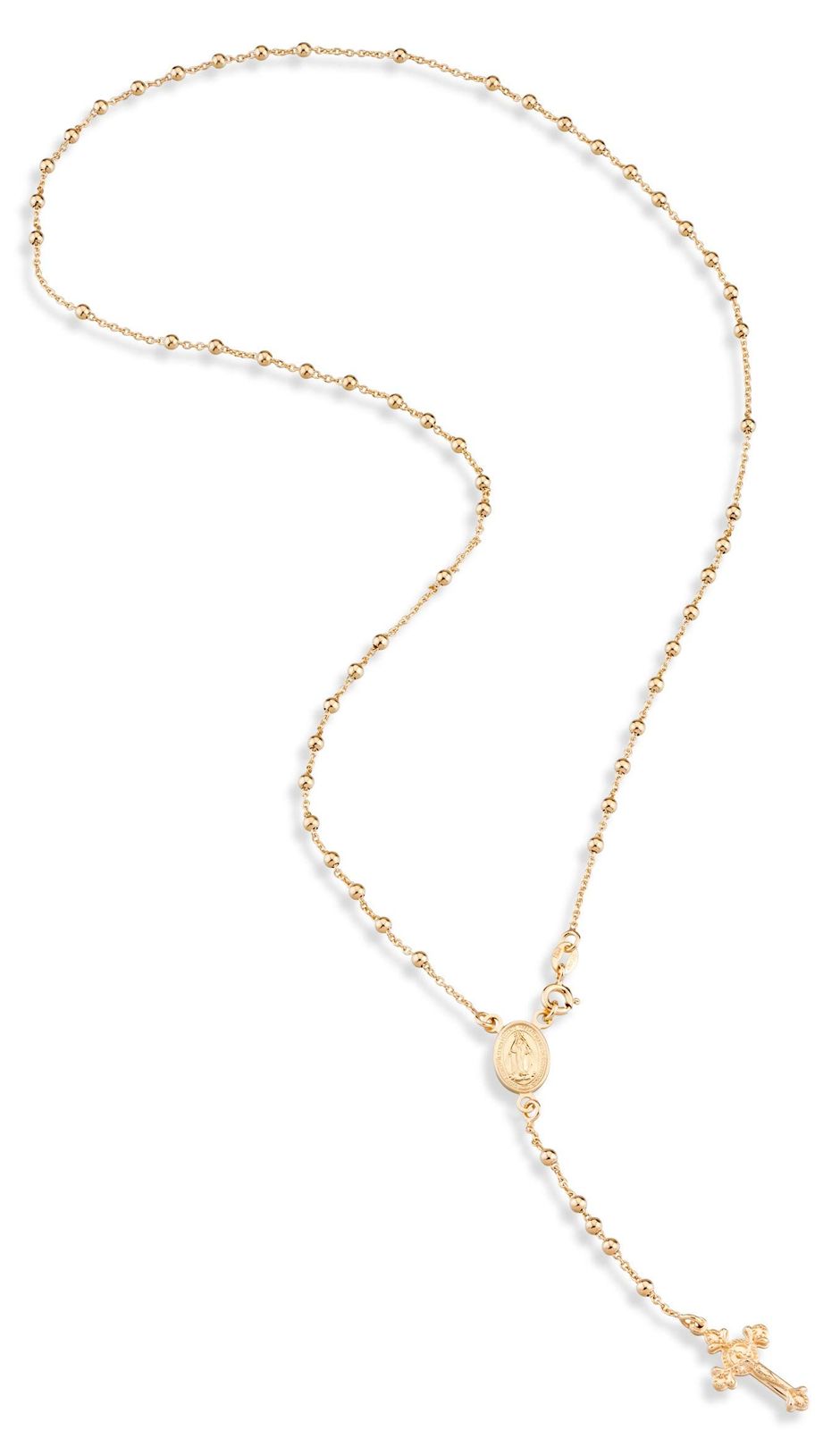 925スターリングシルバーロザリオチェーンネックレスペンダントチャームファインジュエリーギフト用女性用彼女 ロザリオ シルバー925の通販