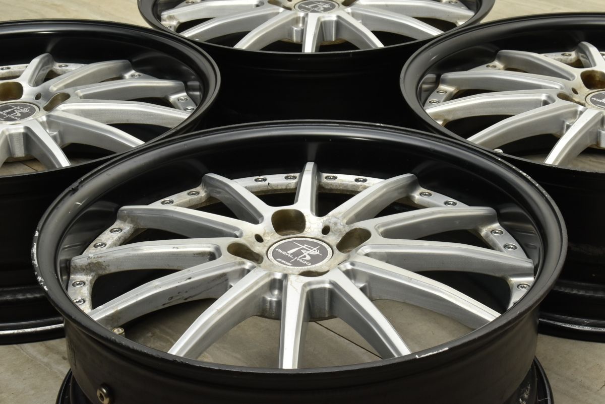 大 WORK リザルタード スポーク 17in 6.5J 42 6.5J 35 PCD100 4本セット ヤリス ヴィッツ アクア フィット ノート スイフト