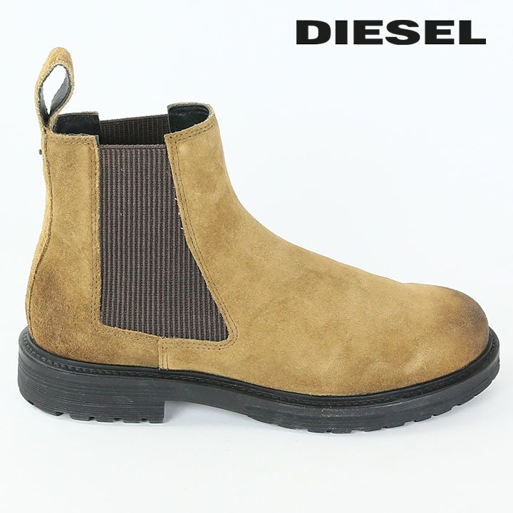 新品・未使用 ディーゼル DIESEL スエードレザーサイドゴアブーツ 靴
