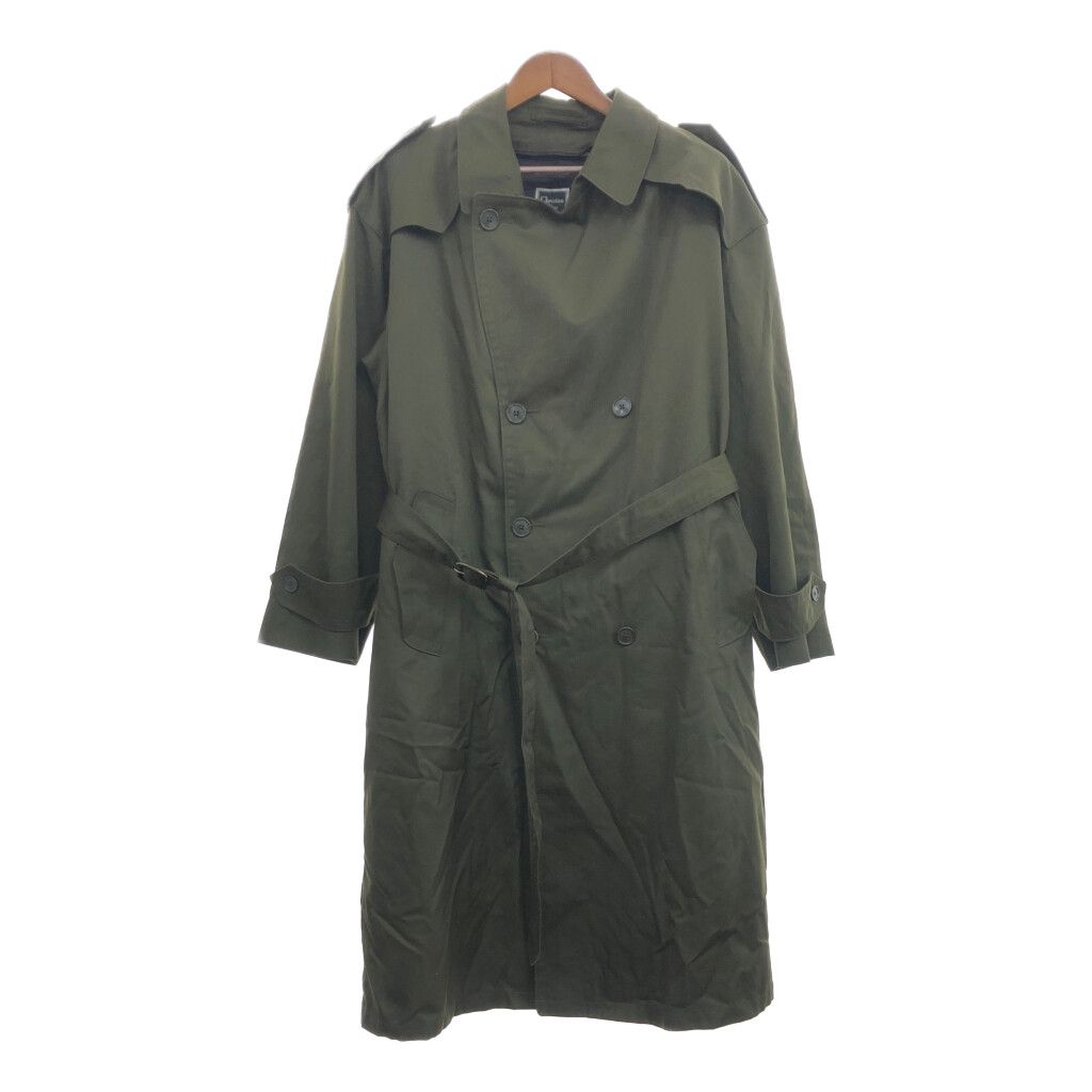 美品 Christian Dior Monsieur トレンチコート オリーブ 80年代 Christian Dior MONSIEUR クリスチャン ディオール トレンチ