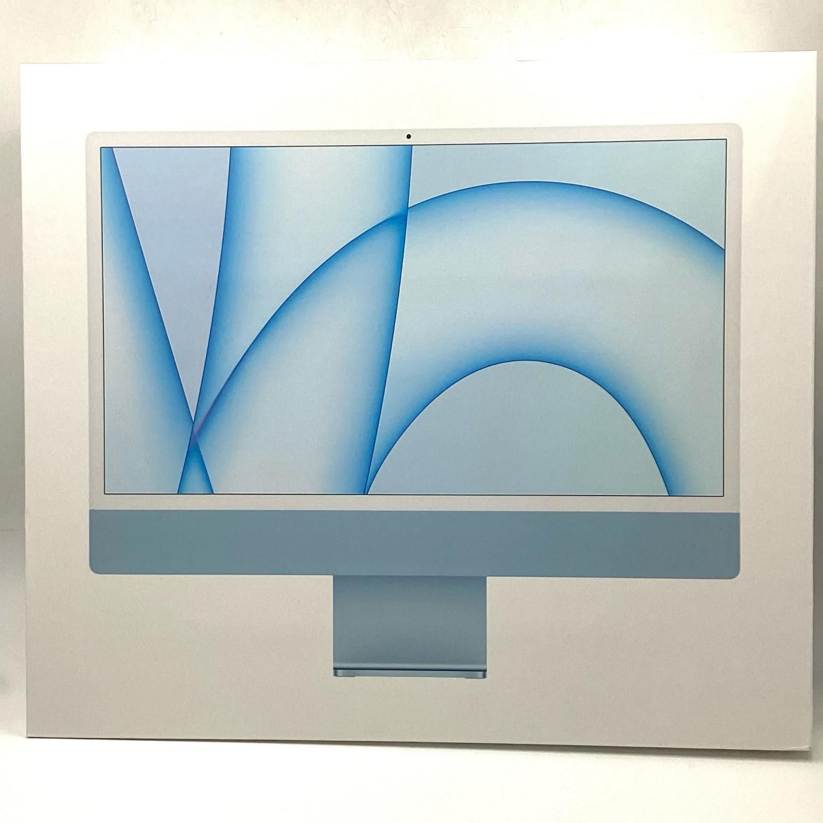 美品 Apple iMac 2021 M1 8GB 256GBブルー 24インチ 美品 iMac 24インチ