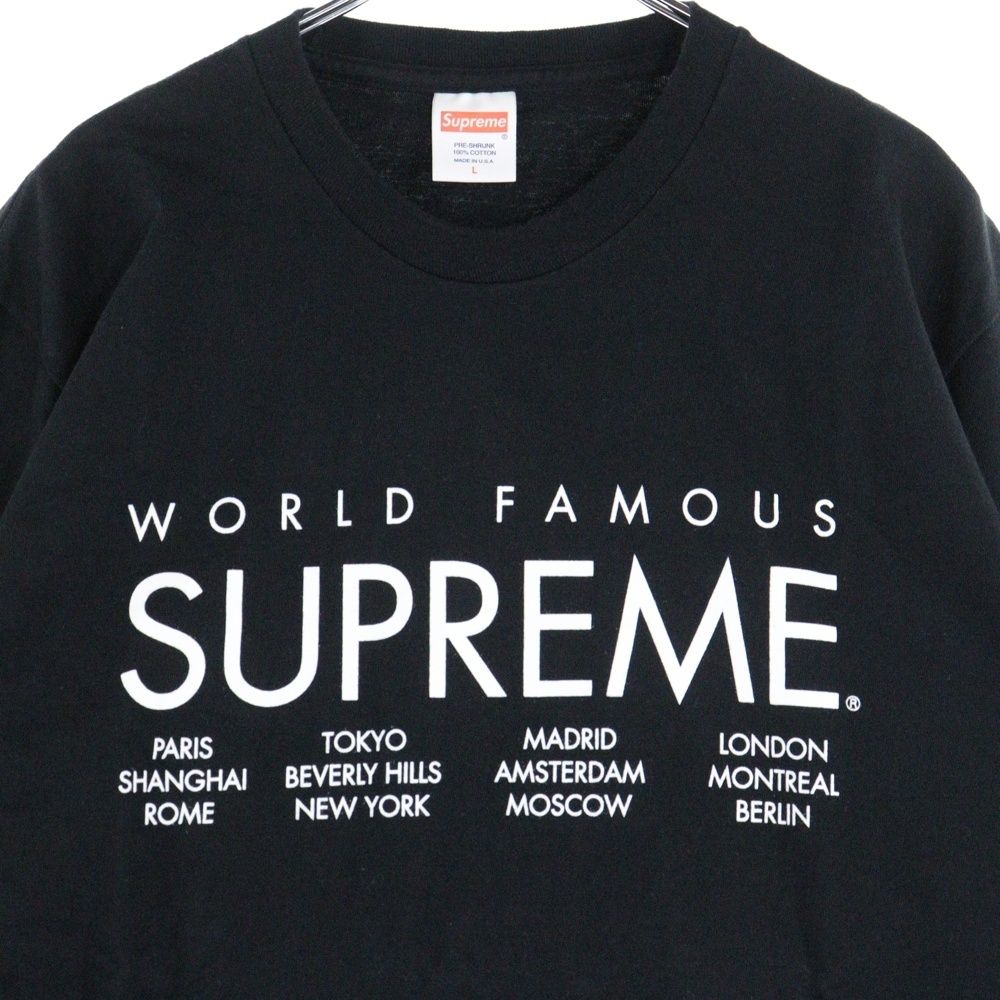 Supreme 15ss World Famous Tee ワールドフェイマス SUPREME (シュプリーム) 15SS World Famous Tee ワールド