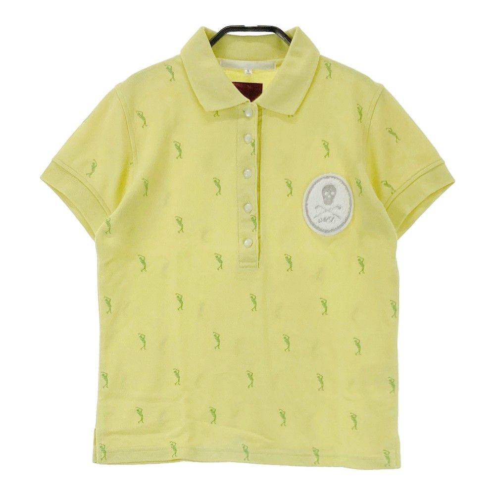 【美品】MARK＆LONA 半袖ポロシャツ ベージュ　マーク＆ロナ MARK & LONA ベージュポロシャツ サイズ：L MARK&LONA マークアンドロ