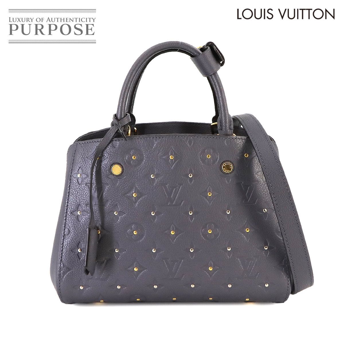 新品同様 ルイ ヴィトン LOUIS VUITTON モノグラム アンプラント モンテーニュ BB 2way ハンド ショルダー バッグ レザー  M51727 90237948 - メルカリ