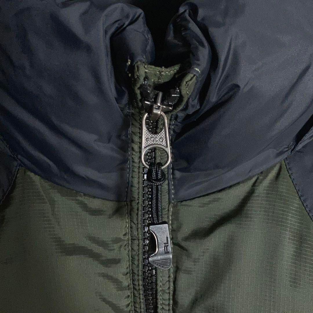 RALPH LAUREN ダウンジャケット 刺繍ロゴ 黒x緑 L RALPH LAUREN ダウンジャケット 刺繍ロゴ 黒x緑 L - メルカリ
