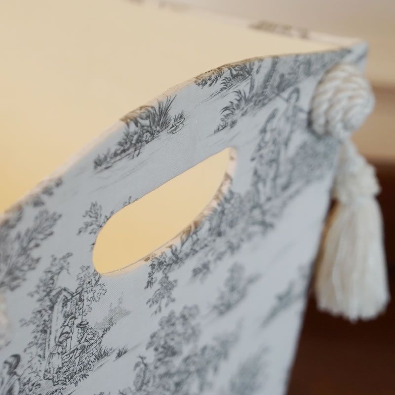 ジェニファーテイラー マガジンラック トワルドジュイ柄 Toile de Jouy