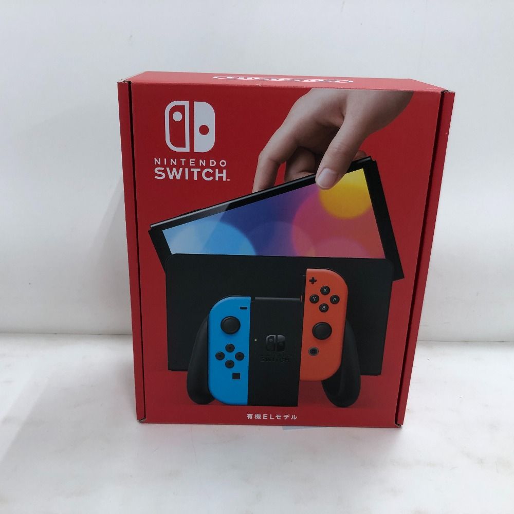 02w03119 Nintendo Switch本体 有機ELモデル Joy-Con(L) ネオンブルー/(R) ネオンレッド スイッチ 未使用品  【中古品】 - メルカリ