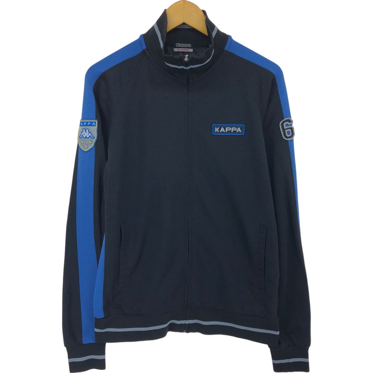 【激レア】 90s インテル　オフィシャルジャージ kappa 上下セット O kappa ジャージ 青 セール】Kappa/カッパ オーバーサイズ ロゴ