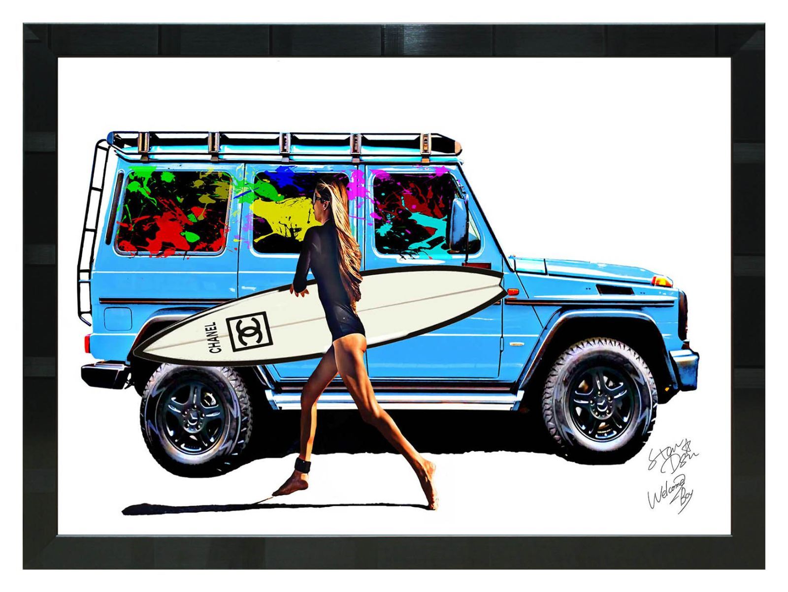 スターデザイン ブランドオマージュアート パロディアート 絵画 インテリア | A2アートポスター sd10027a2