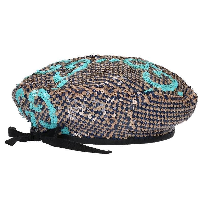  グッチ GG柄スパンコール帽子 メンズ XL その他 帽子