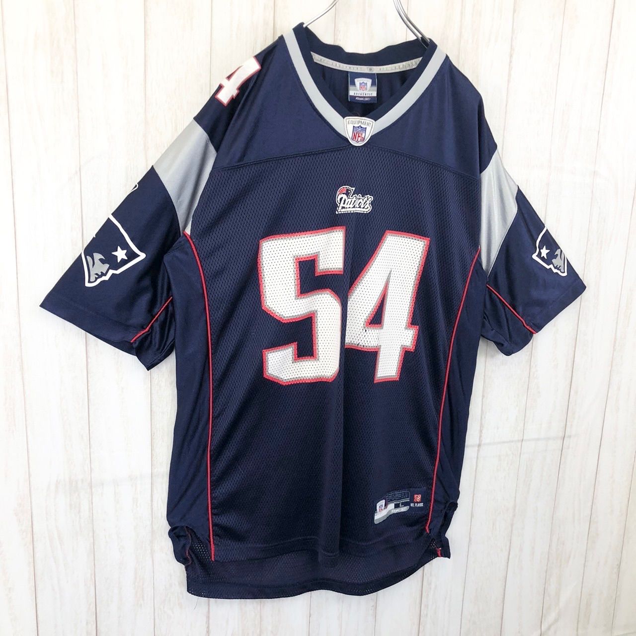 ☆Champion☆ NFL USA製 ペイトリオッツ ゲームシャツC4643 Reebok リーボック NFL ニューイングランド ペイトリオッツ