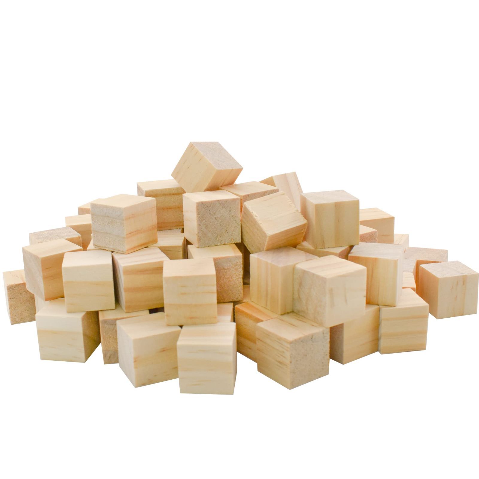 在庫処分】積み木 立方体 木製 木 ブロック 図形キューブ