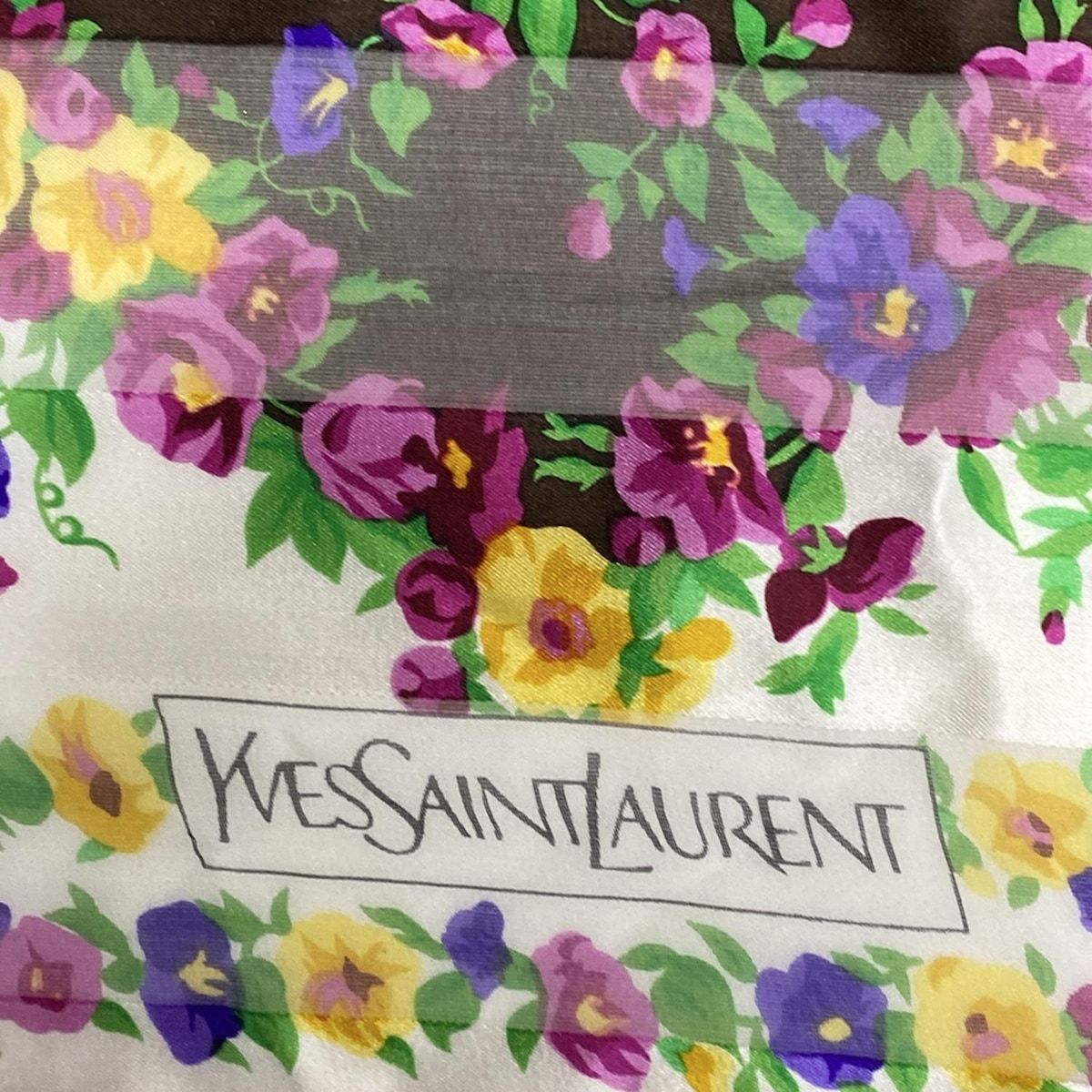 YvesSaintLaurent(イヴサンローラン) スカーフ美品 - ピンク