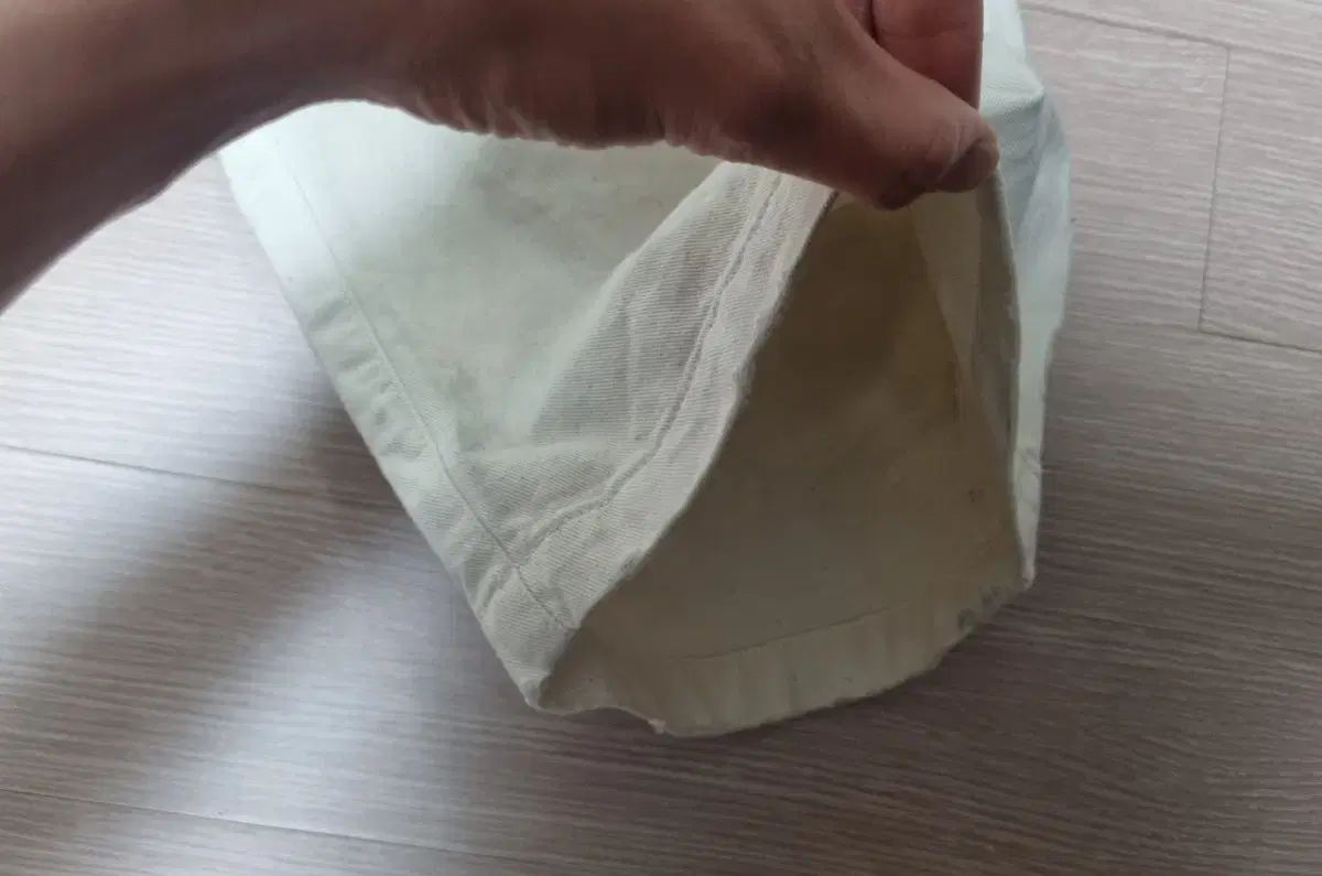  2 ancellm ペイント チノ スラックス アイボリー チノパン パンツ