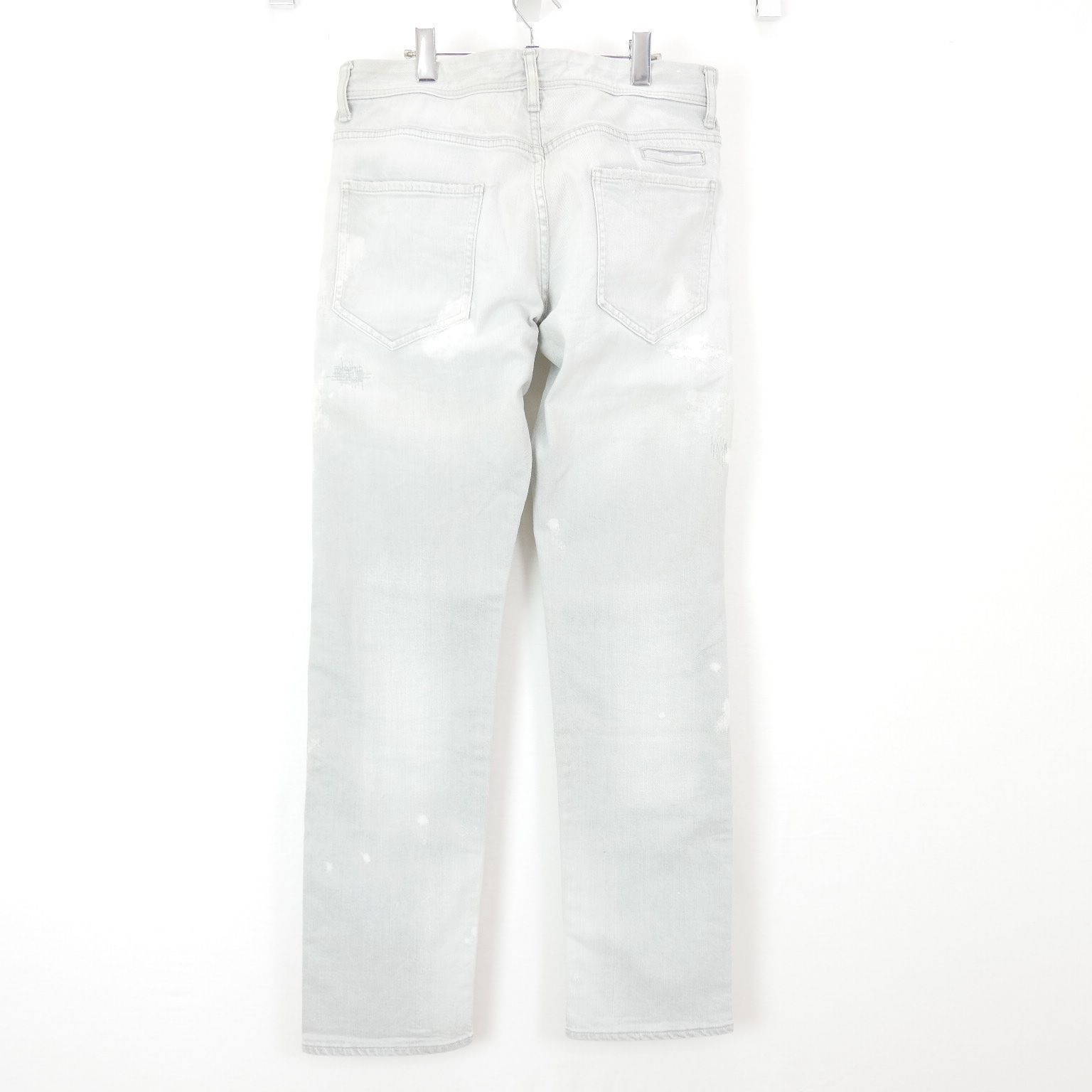 e JEANS イージーンズ 日本製 SEA HORSE SLIM 岡山児島 ダメージ＆ペイント加工 スキニーデニムパンツ e-801 4 Aqua Gray ボタンフライ スリム ジーンズ 定価35,200円 ボトムス【新古品】【中古】【e JEANS】 楽天市場】e JEANS イージーンズ 日本製 SEA HORSE SLIM 岡山児島