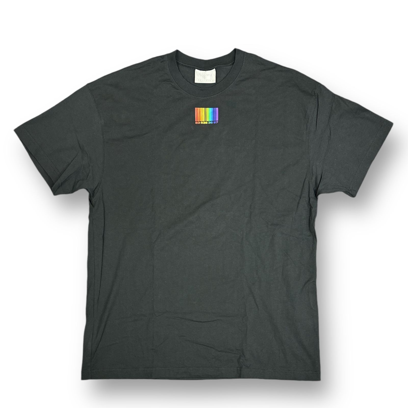 VTMNTS 22SS RAINBOW BARCODE T-SHIRT レインボーバーコードTシャツ