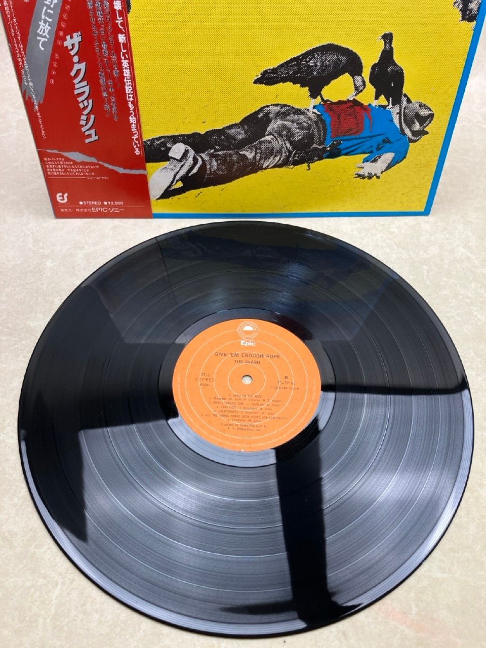 レコード LP 帯付 THE CLASH クラッシュ 動乱 253P36