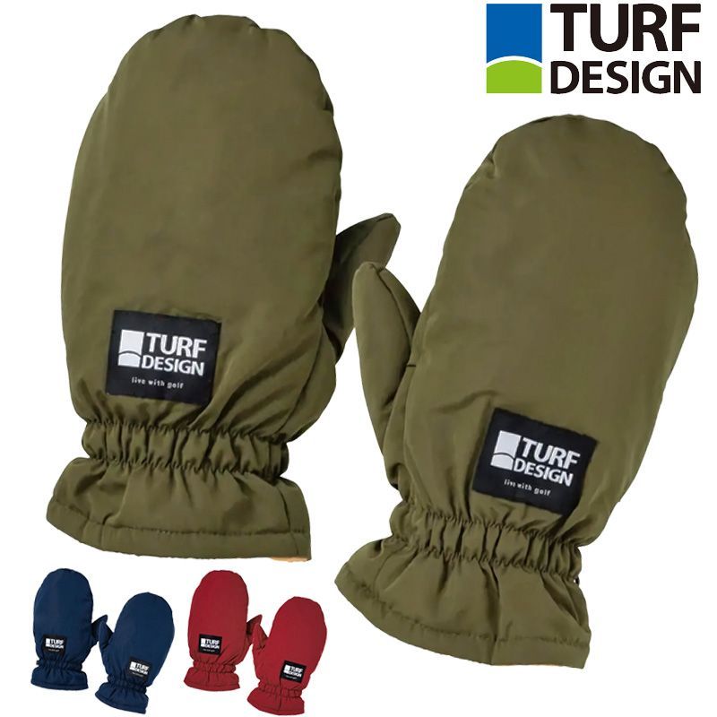 【カラー選択可】TURF DESIGN ターフデザイン 中綿 ミトングローブ カイロポケット付き TDMG-2276 保温 防寒 寒さ対策 メンズ レディース ユニセックス 新品【ターフデザイン正規販売店】