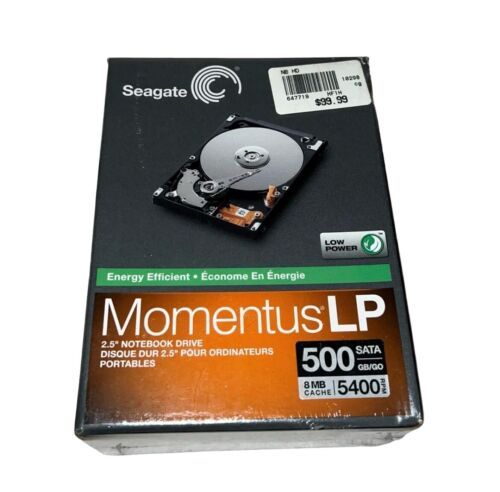 Seagate 500GB com: GB 5400RPM Thin SATA Laptop 0 Momentus