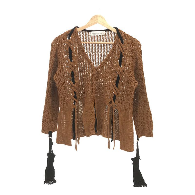 malamute 2018AW ニット mame（ニット/セーター ・ ゴールド/金色系）のフリマアイテム一覧 マラミュート malamute 2018aw ニットトップス