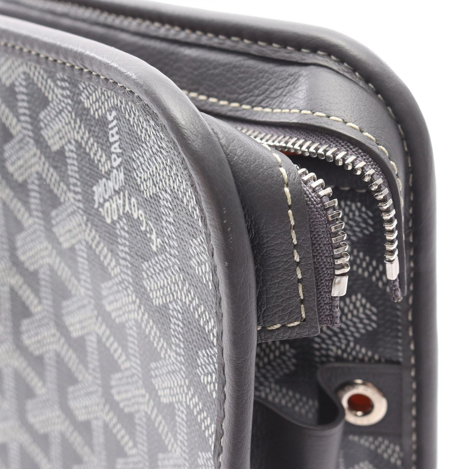 ゴヤール GOYARD セカンドバッグ クラッチバッグ ジュバンスMM グレー 