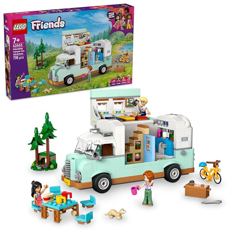レゴ LEGO フレンズ ワクワク キャンピングカー おもちゃ 玩具 誕生日 プレゼント ブロック 女の子 男の子 子供 7歳 8歳 9歳 小学生 ごっこ遊び おままごと 乗り物 車 ミニカー 0