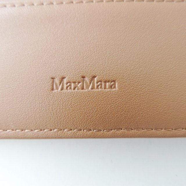 Max Mara(マックスマーラ) カードケース美品 - ブラウン レザー