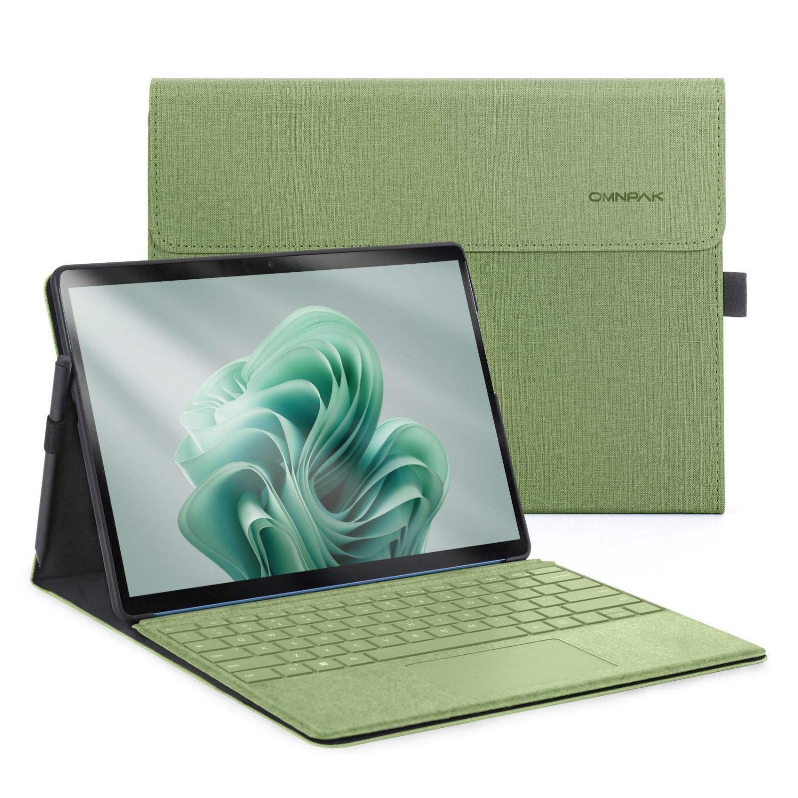 Color:グリーン Omnpak Microsoft Surface Pro 11 / Surface Pro 10 (2024) / Surface  Pro 9(2022) ケース マイクロソフト 保護カバー 表面内蔵保護 多視角 スタンド キーボードを収 - メルカリ